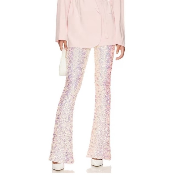 Revolve X MAJORELLE Trish Sequin Pant in Iridescent Multi size Small NWT - Picture 1 of 9